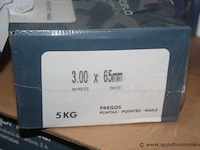 60 dozen a 5kg spijkers, 3,00x65 - afbeelding 3 van  3