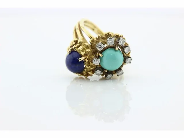 60 er jaren retro ring - afbeelding 2 van  5
