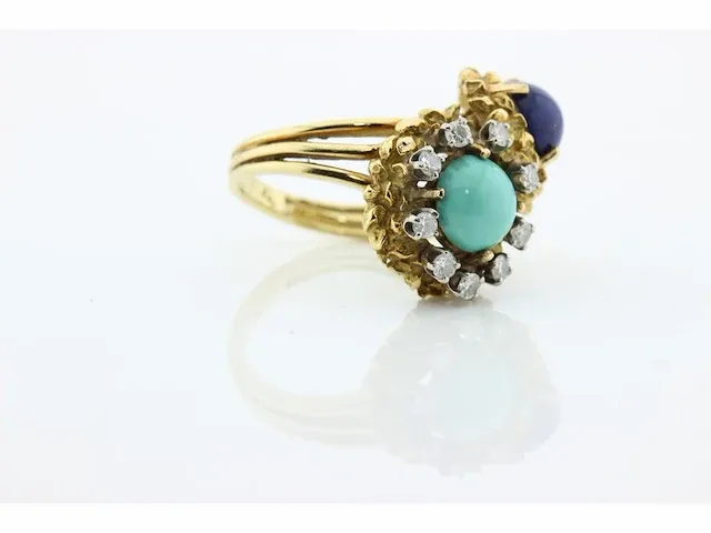 60 er jaren retro ring - afbeelding 4 van  5