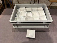 60 witte schaaltjes - afbeelding 1 van  4