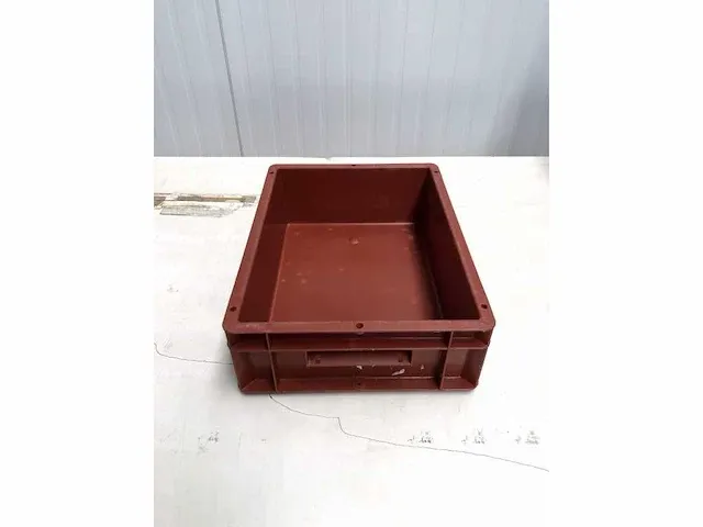 60 x euro stapelkrat 400 x 300 x 110 mm, bruin, occasie - afbeelding 3 van  3