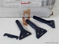 60 x glaskrabber met pvc handvat - afbeelding 2 van  2