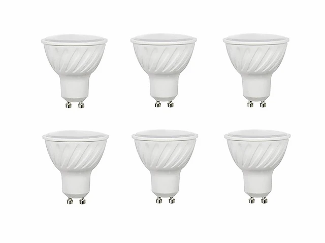 60 x gt ledlampen 6 watt, gu10, 6400k - afbeelding 1 van  10