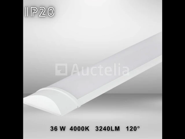 60 x led batten 36w – 120cm – 4000k neutraal wit – stofdicht – 30.000h - afbeelding 4 van  5