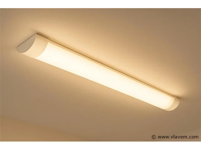 60 x led-batten 36w – 120cm – 4000k neutraal wit – stofdicht – 30.000h - afbeelding 1 van  5