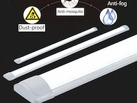 60 x led batten 36w – 120cm – 6500k koud wit – stofdicht – 30.000h - afbeelding 2 van  5