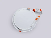 60 x led paneel 18w - led smd - inbouw - rond - 6500k (daglicht) - afbeelding 2 van  4