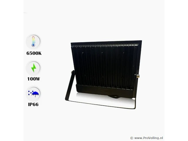 60 x led schijnwerper 100w mini – 6500k koud wit – ip65 - afbeelding 2 van  5