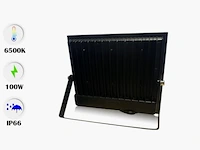 60 x led schijnwerper 100w mini – 6500k koud wit – ip65 - afbeelding 2 van  5