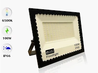 60 x led schijnwerper 100w mini – 6500k koud wit – ip65 - afbeelding 3 van  5