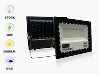 60 x led schijnwerper 30w mini – 6500k koud wit – ip65 – 2400 lm – smd - afbeelding 3 van  5