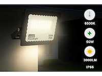 60 x led schijnwerper 50w mini – 6500k koud wit – ip65 – 4000 lm – smd - afbeelding 1 van  5