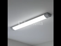 60 x led strip 36w – 120cm – 6500k koel wit – stofdicht – 30.000u - afbeelding 1 van  5