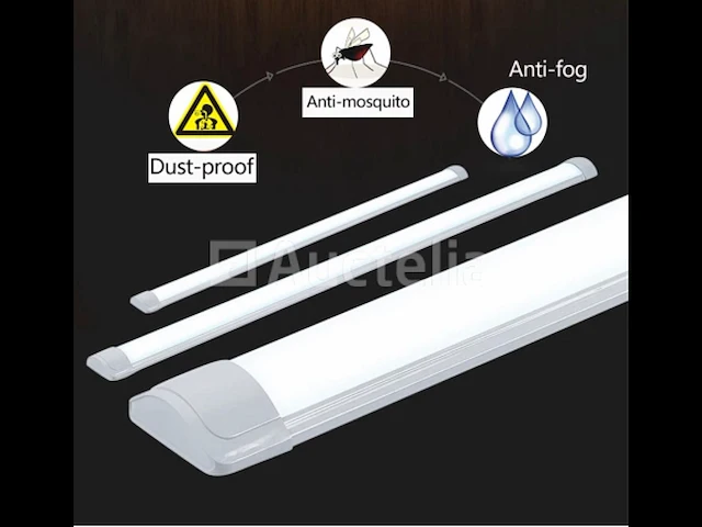 60 x led strip 36w – 120cm – 6500k koel wit – stofdicht – 30.000u - afbeelding 2 van  5