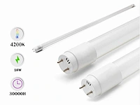 60 x led tube 16w - 120 cm - 4200k neutraal wit - t8 - afbeelding 1 van  5