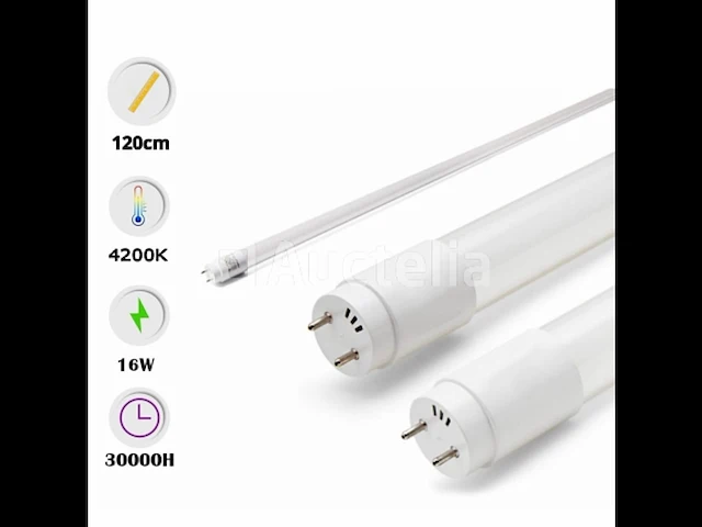 60 x t8 led tl buizen – 16w – 120cm – 4200k neutraal wit – ttl vervanging – 25.000h - afbeelding 4 van  4