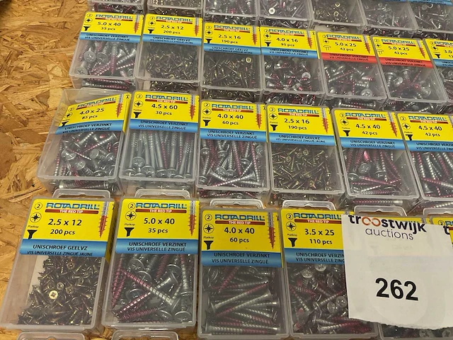 60 x verzinkte universele schroeven - afbeelding 5 van  7