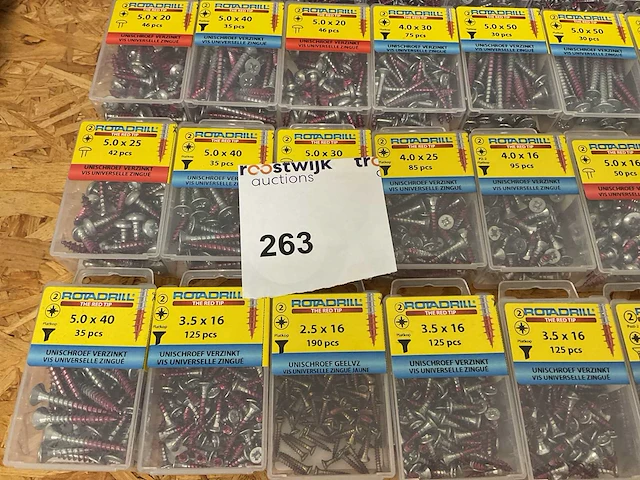 60 x verzinkte universele schroeven - afbeelding 2 van  6