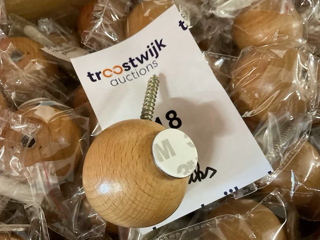600 x houten kastknopjes met magneet sluiting - afbeelding 6 van  6