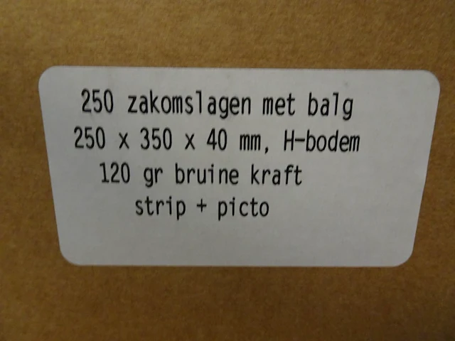 6000 bruine enveloppen - afbeelding 2 van  8