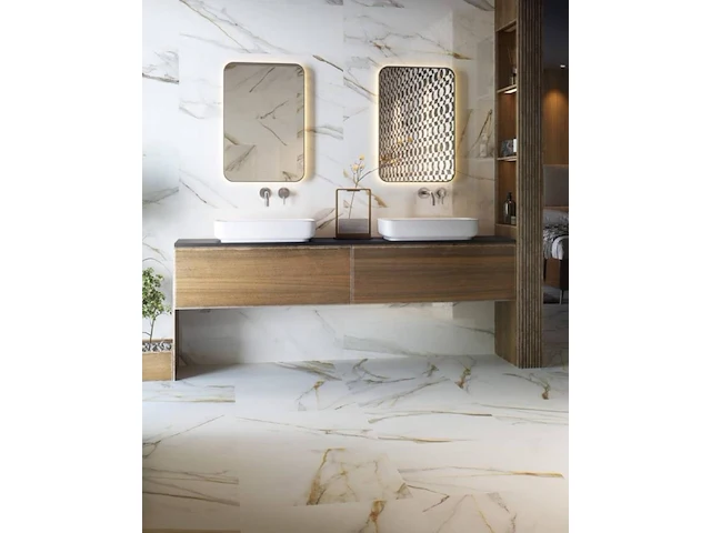 600x600mm gerectificeerd calacatta gold matt 18,72m² - afbeelding 1 van  2