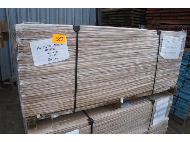 60,76 m² massief eiken parket 15mm - afbeelding 10 van  15