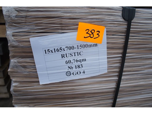 60,76 m² massief eiken parket 15mm - afbeelding 11 van  15