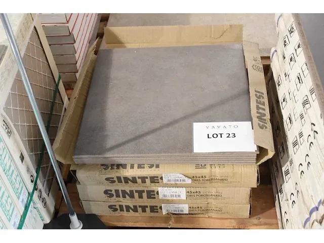 6,08 m² - 45x45 cm - planet grigio gerectifieerd - sintesi - afbeelding 4 van  4