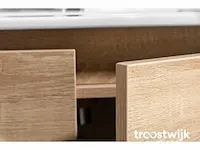60cm badkamermeubelset mdf - kleur: white oak - afbeelding 5 van  7