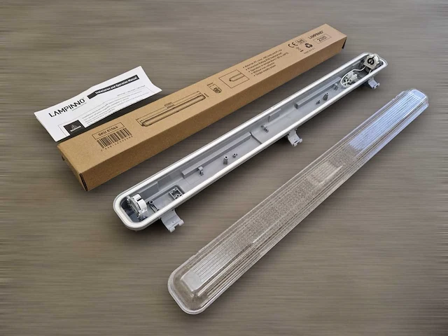 60cm enkele led tl t8 armaturen waterdicht (30x) - afbeelding 5 van  9