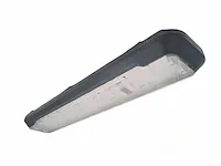 60cm pro design dubbele led tl t8 armaturen waterdicht donkergrijs met reflector - afbeelding 1 van  6