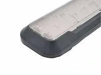 60cm pro design dubbele led tl t8 armaturen waterdicht donkergrijs met reflector - afbeelding 2 van  6