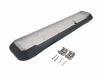 60cm pro design dubbele led tl t8 armaturen waterdicht donkergrijs met reflector - afbeelding 6 van  6
