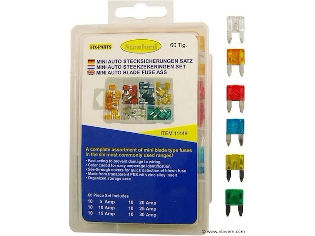 60delige mini autozekering - afbeelding 2 van  3