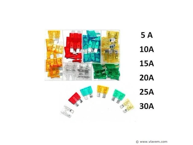 60delige set standaard autozekering - afbeelding 4 van  4