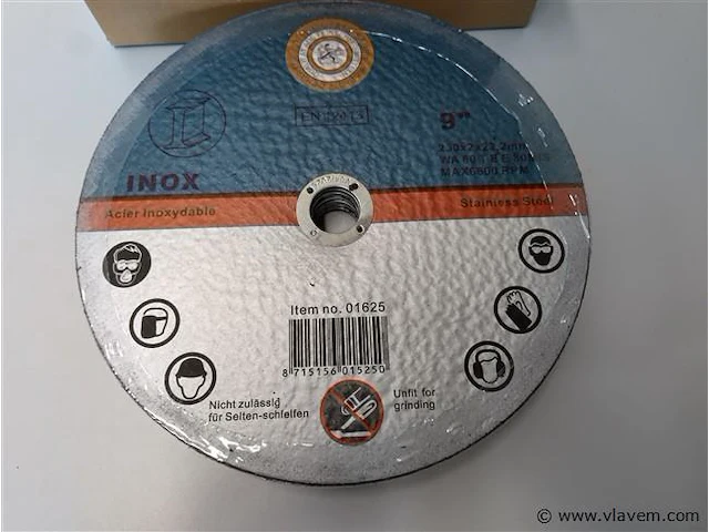 60x slijpschijf 230mm x 2mm - afbeelding 2 van  6
