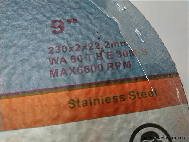 60x slijpschijf 230mm x 2mm - afbeelding 3 van  6