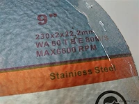 60x slijpschijf 230mm x 2mm - afbeelding 3 van  6