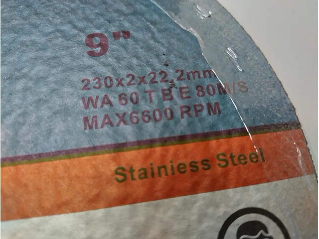 60x slijpschijf 230mm x 2mm - afbeelding 3 van  6