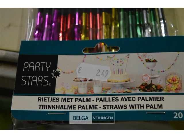 ±60x20st nietjes met palm - afbeelding 3 van  3