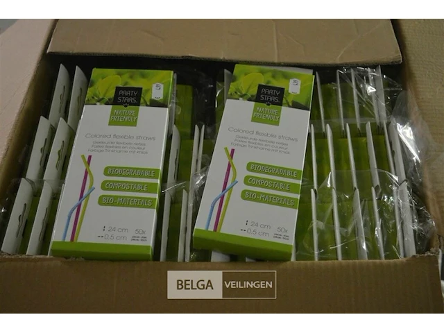 60x50st bio rietjes - afbeelding 1 van  2