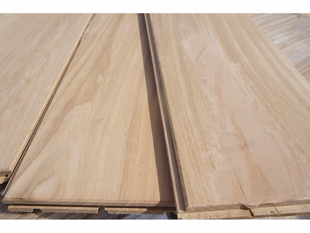 61,05 m² massief eiken visgraatparket 15mm - afbeelding 3 van  6