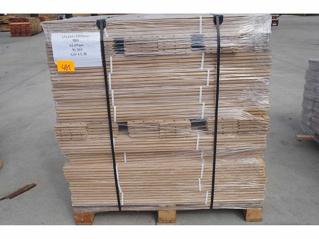 61,05 m² massief eiken visgraatparket 15mm - afbeelding 5 van  6