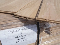 61,05 m² massief eiken visgraatparket 15mm - afbeelding 3 van  8