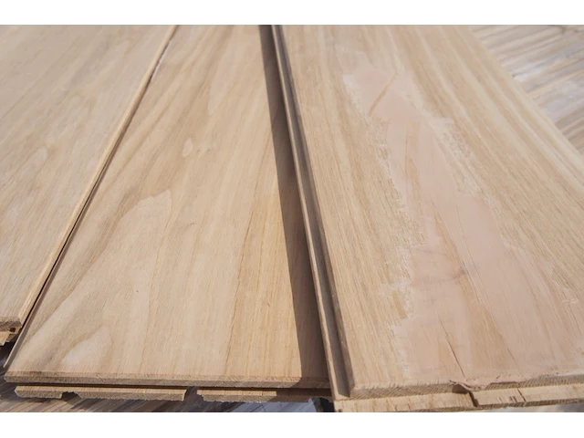 61,05 m² massief eiken visgraatparket 15mm - afbeelding 4 van  8
