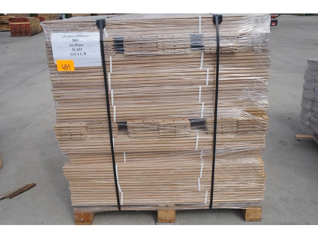 61,05 m² massief eiken visgraatparket 15mm - afbeelding 7 van  8