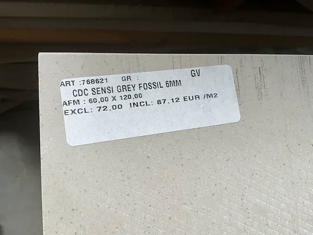 61,92m2 casa dolce casa sensi grey fossil 60x120 - 6mm - afbeelding 3 van  3