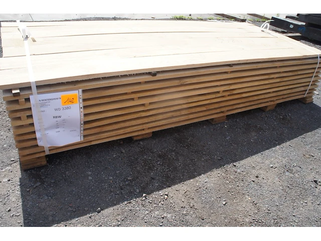 63 m³ eiken planken 22mm - afbeelding 1 van  4