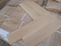 63 m² massief eiken visgraatparket 15mm - afbeelding 3 van  7