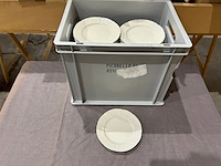 640 beige bordjes - afbeelding 1 van  5